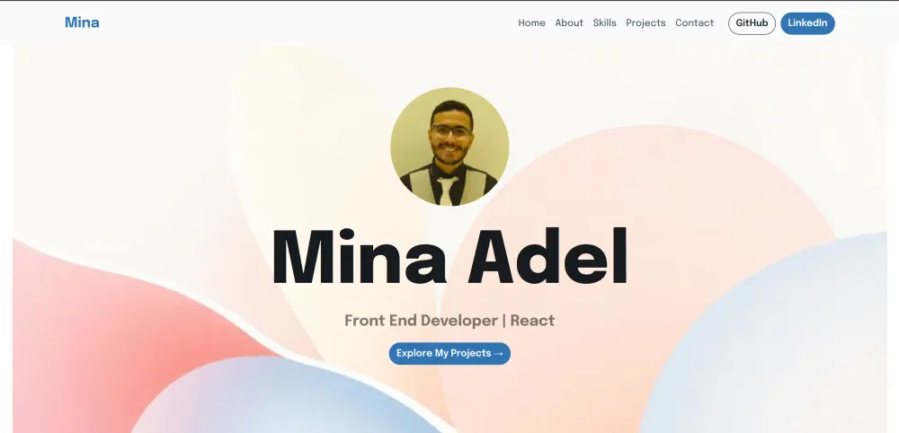 تصميم موقع شخصي احترافي (Portfolio) لعرض أعمالك