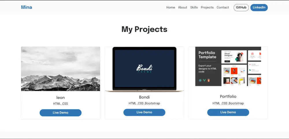 تصميم موقع شخصي احترافي (Portfolio) لعرض أعمالك