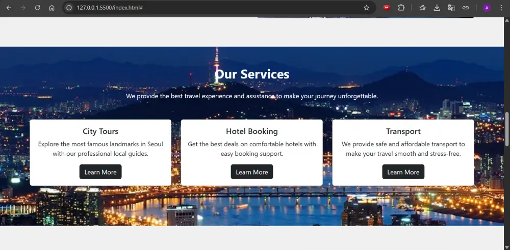تصميم صفحة landing page لموقع الكتروني