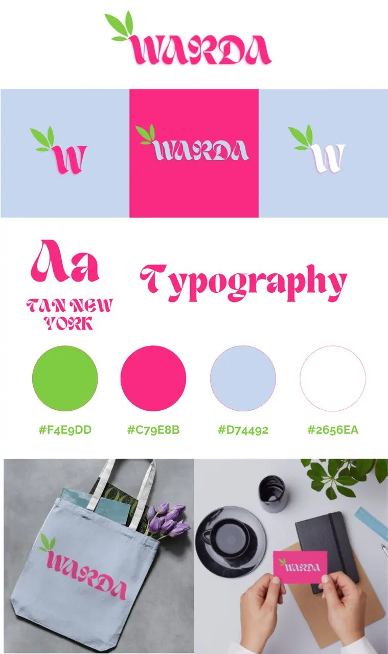 تصميم شعار وهوية بصرية تعبر عن علامتك التجارية