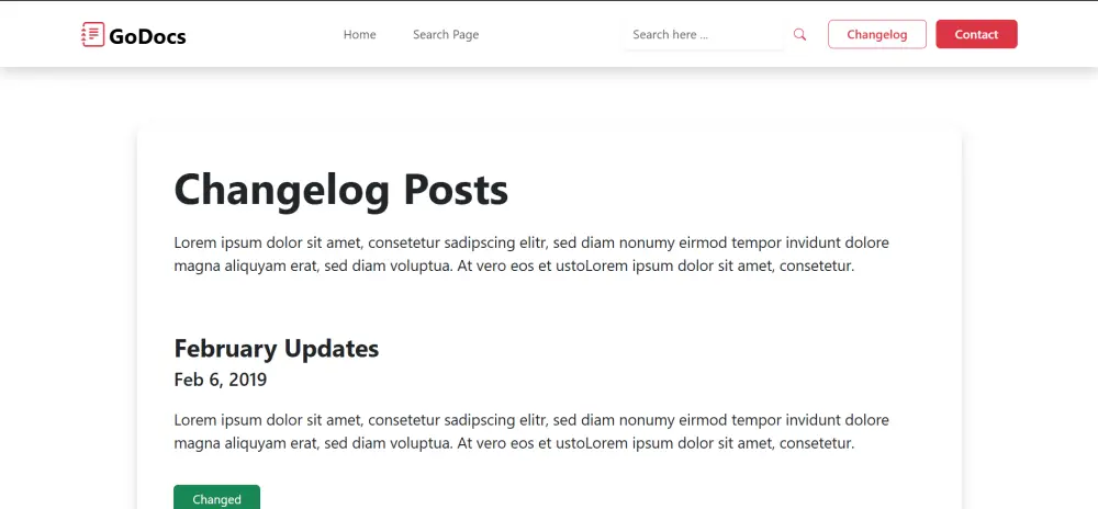 قالب موقع توثيق (Documentation) متجاوب بـ HTML، CSS، و Bootstrap