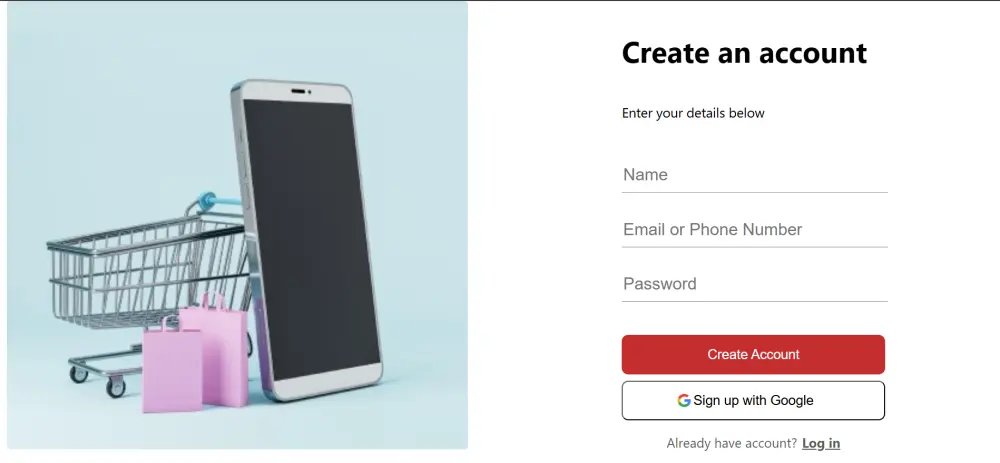 تصميم موقع تجارة إلكترونية متجاوب باستخدام HTML، CSS ,JavaScript