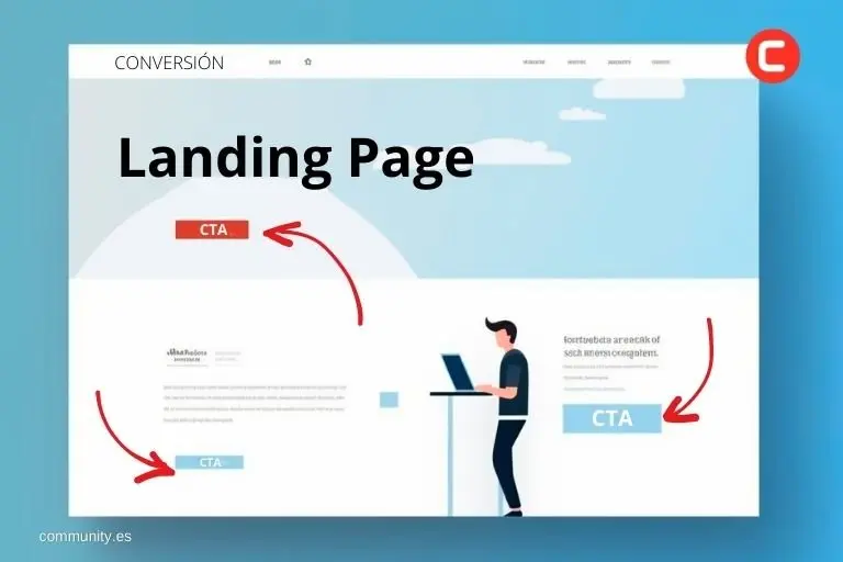 تصميم وتطوير صفحة هبوط (Landing Page)