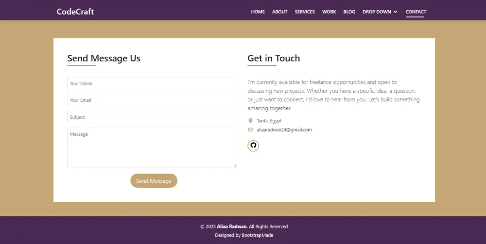 تصميم صفحة بورتفوليو أنيقة: بوابتك الرقمية لجذب الفرص.