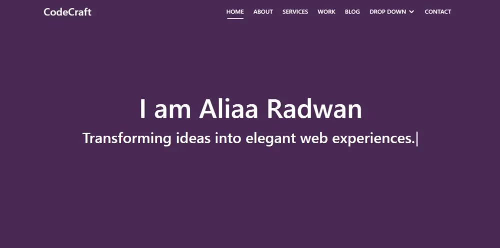 تصميم صفحة بورتفوليو أنيقة: بوابتك الرقمية لجذب الفرص.