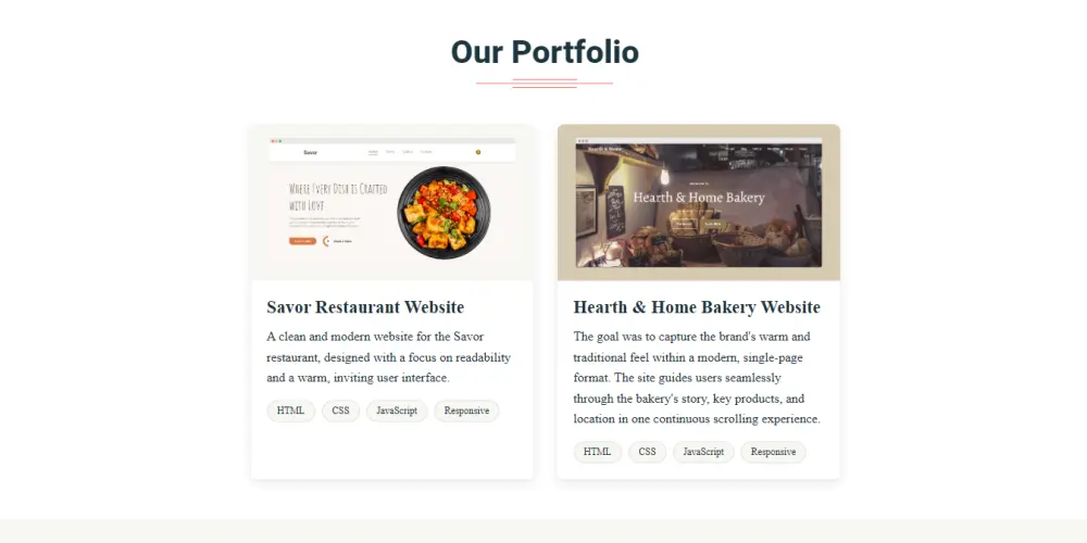 تصميم صفحة بورتفوليو أنيقة: بوابتك الرقمية لجذب الفرص.