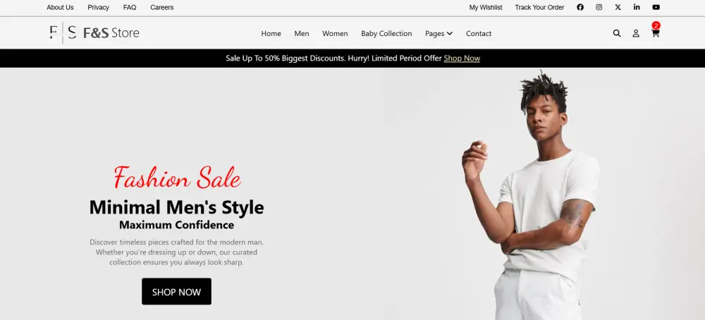 انشاء موقع الكتروني