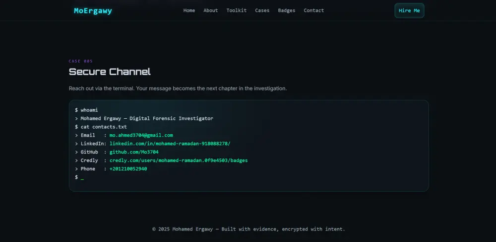 تطوير موقع بورتوفوليو شخصي محترف (portfolio)