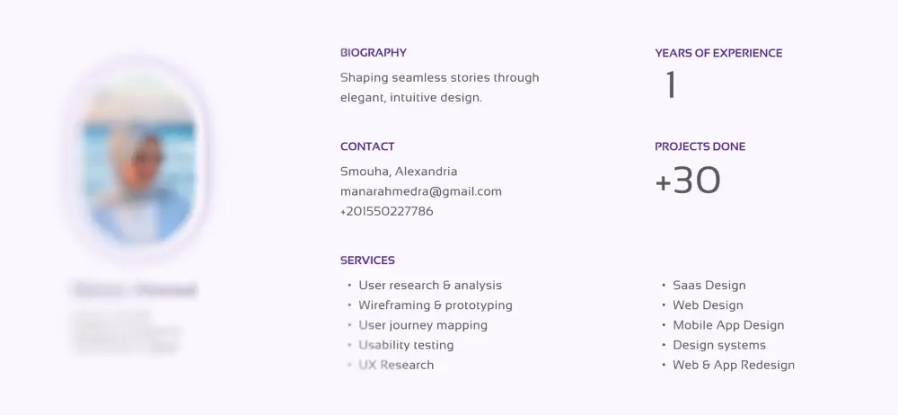 تطوير موقع بورتوفوليو شخصي محترف (portfolio)