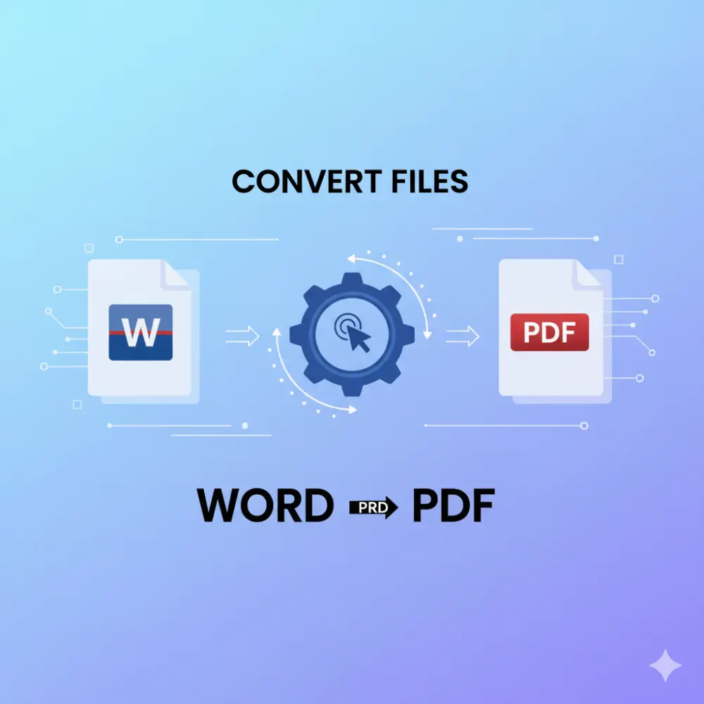 تحويل ملفات وورد Word إلى PDF بي دي اف أو العكس