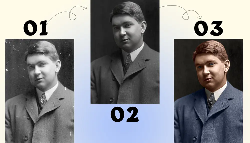 اعد ذكرياتك للحياة: خدمة ترميم الصور القديمة بجودة عالية