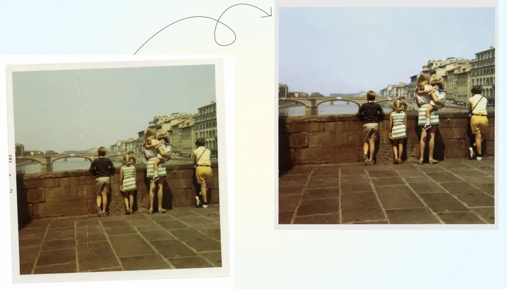 اعد ذكرياتك للحياة: خدمة ترميم الصور القديمة بجودة عالية