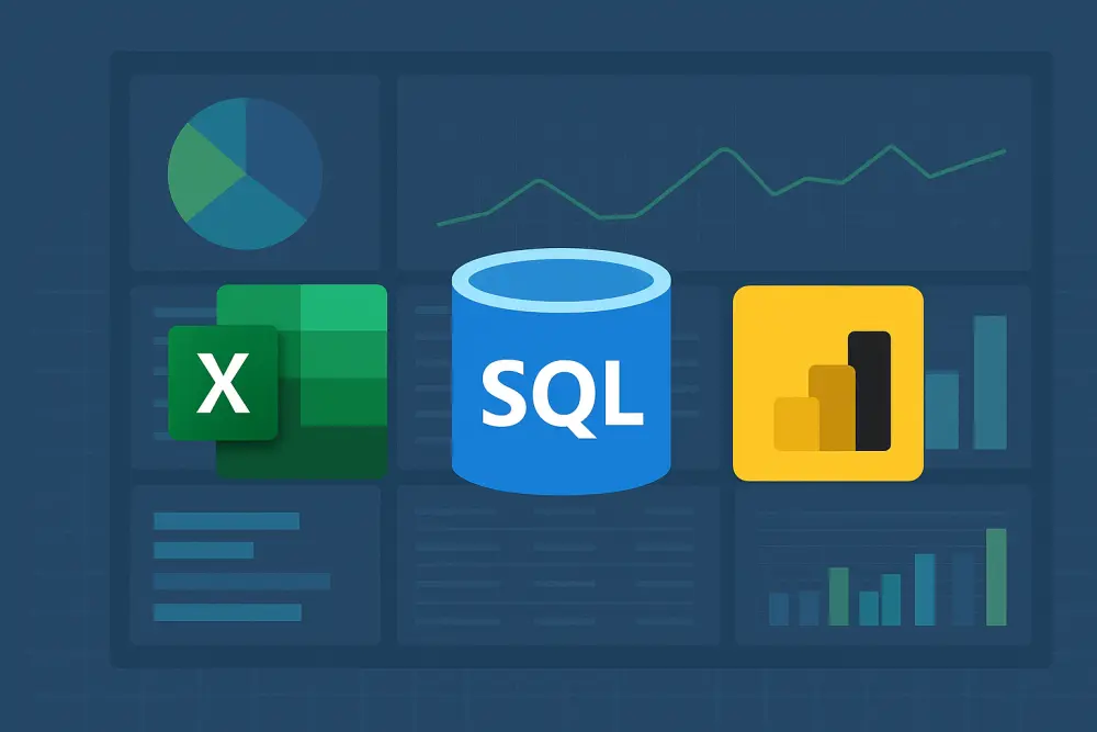 تحليل وتنظيم بياناتك على Excel أو SQL بشكل احترافي