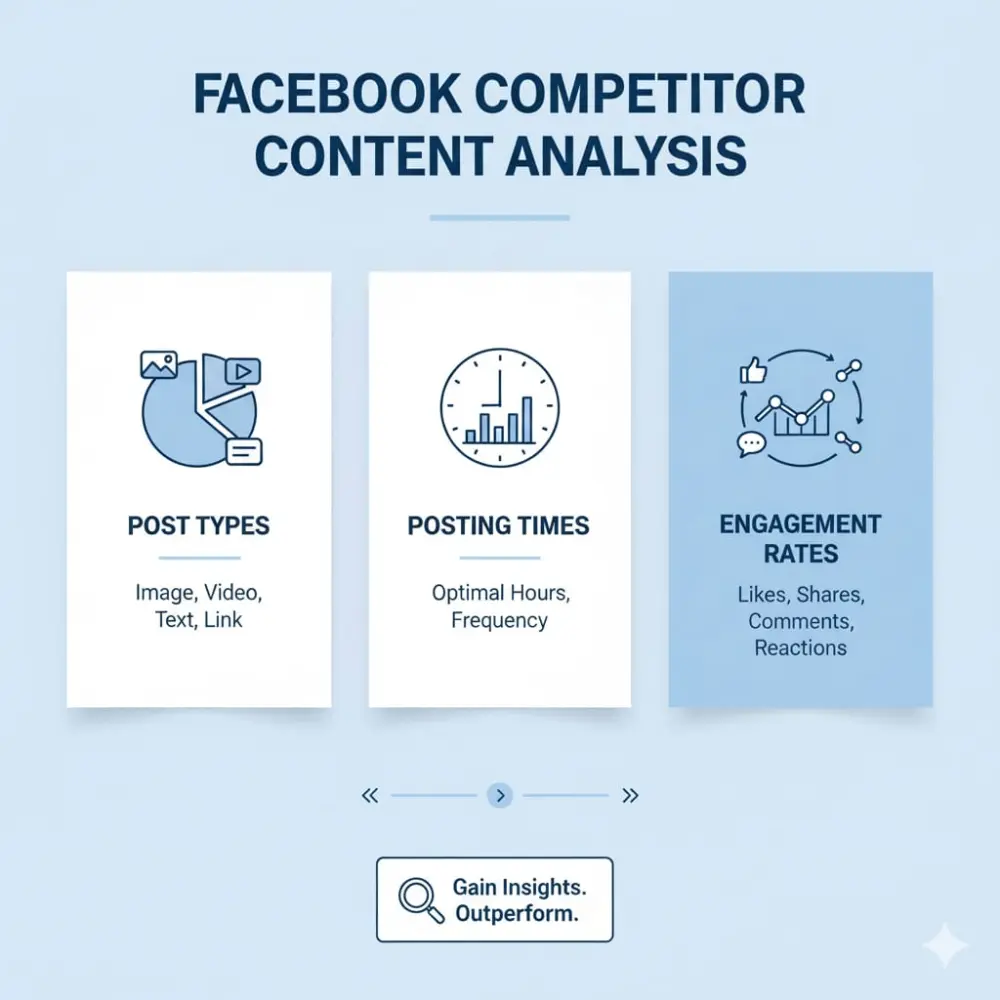 تحليل المنافسين على فيسبوك لاكتشاف استراتيجيات النجاح وتطوير صفحتك