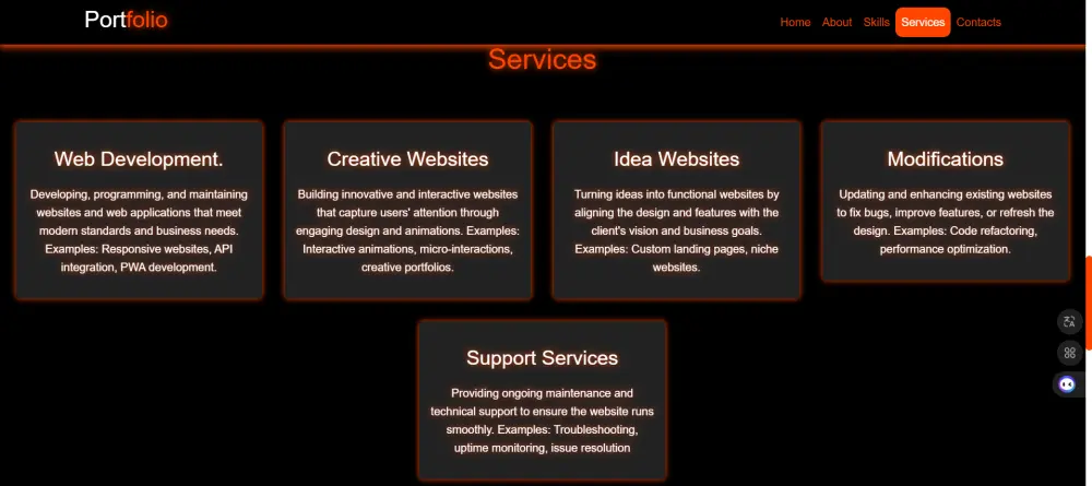 انشاء موقع لعرض اعمالك personal portfolio website