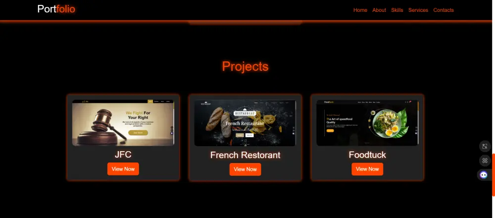 انشاء موقع لعرض اعمالك personal portfolio website