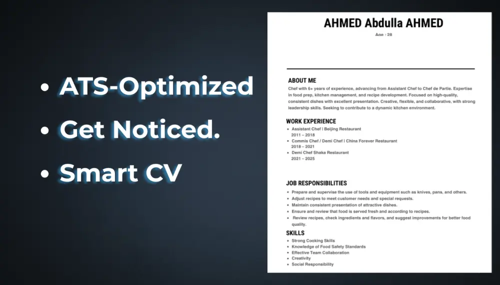 كتابة وتصميم CV احترافي متوافق مع أنظمة التتبع (ATS)
