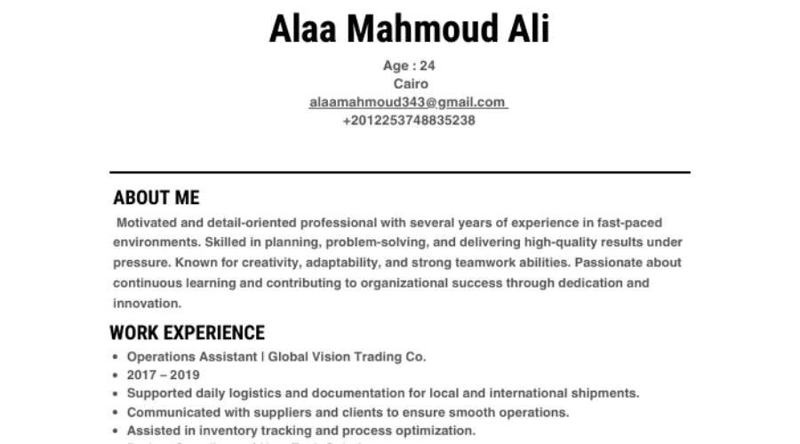 كتابة وتصميم CV احترافي متوافق مع أنظمة التتبع (ATS)