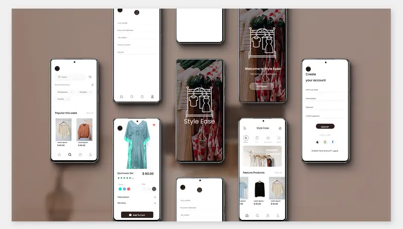 تصميم واجهات تطبيقات احترافية (UI/UX App Design)