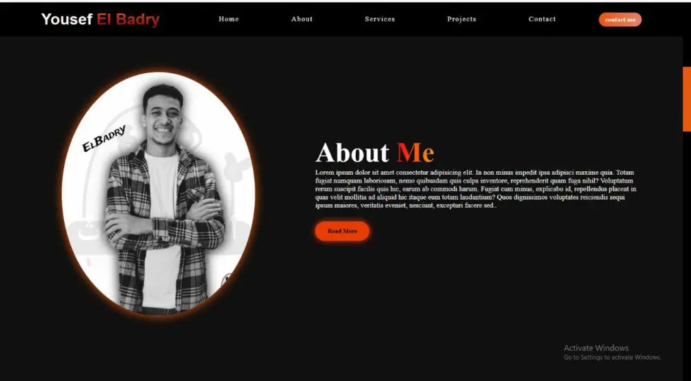 تصميم بورتفوليو