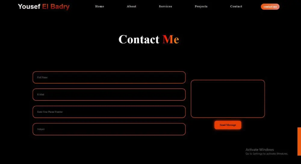 تصميم بورتفوليو