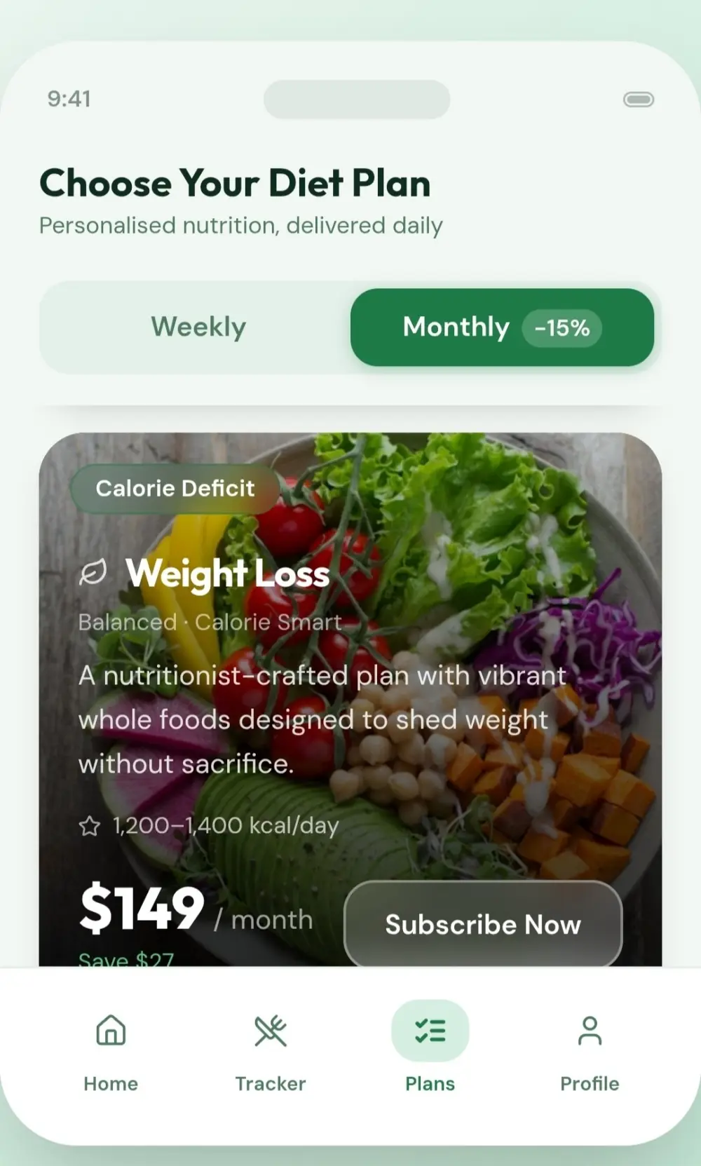 برمجة واجهات تطبيق دايت وحساب سعرات (Diet Tracker UI) كامل بـ Flutter