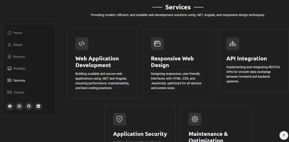 تصميم بورتفوليو شخصي بسيط باستخدام HTML, CSS, Bootstrap