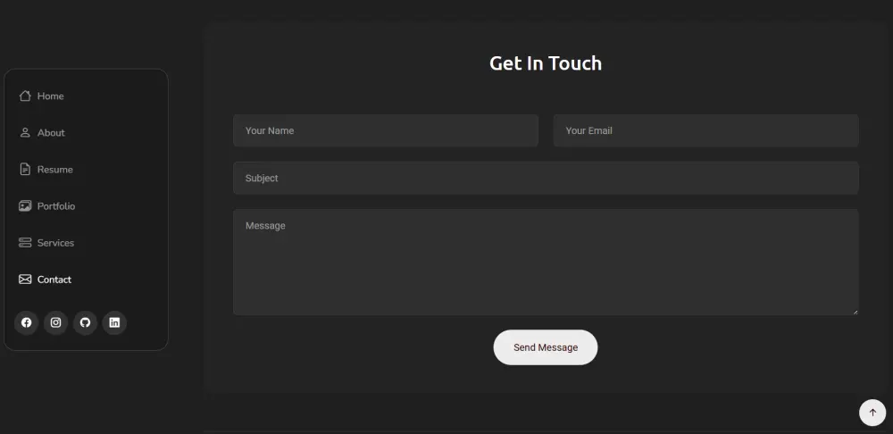 تصميم بورتفوليو شخصي بسيط باستخدام HTML, CSS, Bootstrap