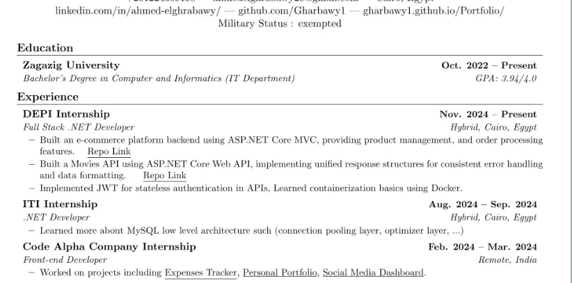 كتابة سيرة ذاتية احترافية Professional CV تتوافق مع نظام ATS