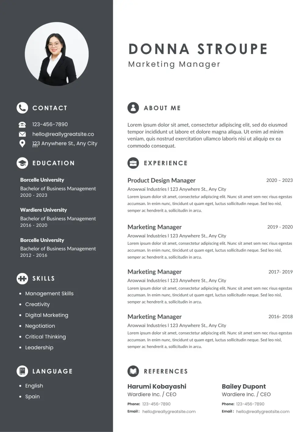 بإنشاء سيرة ذاتية احترافية منظمة وجذابة