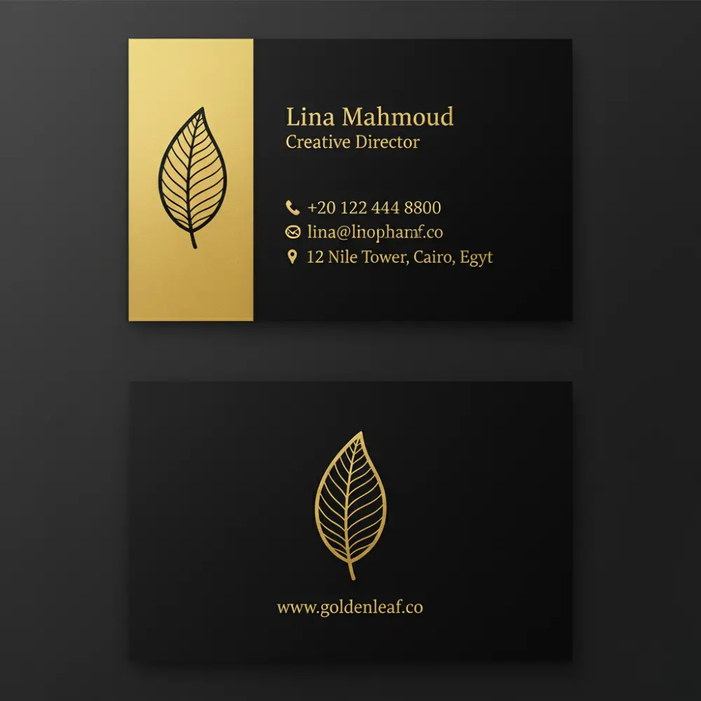 تصميم بطاقة عمل (بزنس كارد) احترافية تعكس هوية مشروعك أو شركتك بشكل مميز وجذاب.