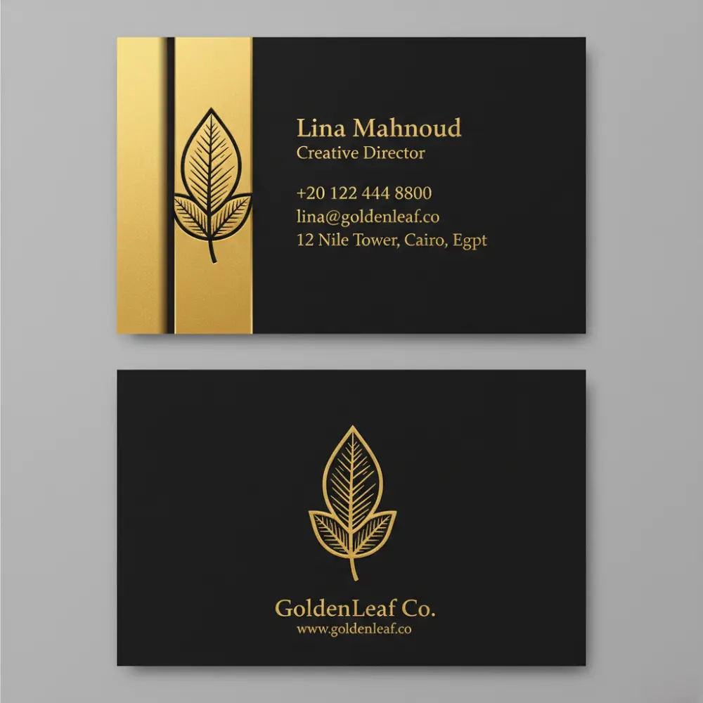 تصميم بطاقة عمل (بزنس كارد) احترافية تعكس هوية مشروعك أو شركتك بشكل مميز وجذاب.