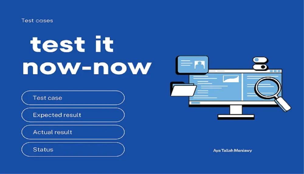 إنشاء أو مراجعة سيناريوهات الاختبار Test Cases