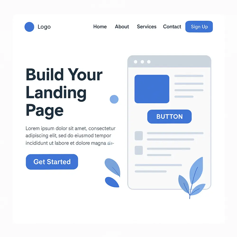 تصميم Landing Page احترافية وسريعة التحويل