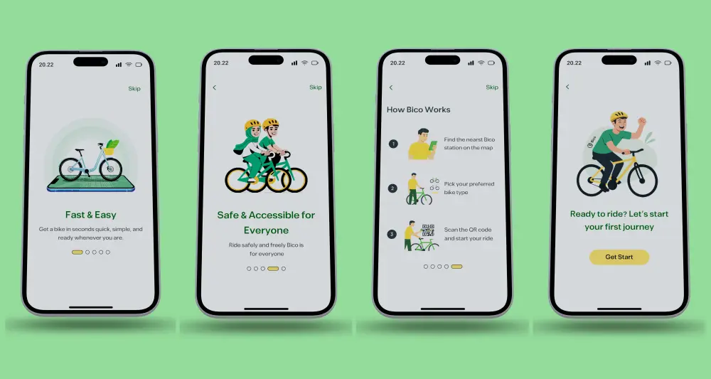 تصميم شاشات Onboarding احترافية لتطبيقك باستخدام Figma