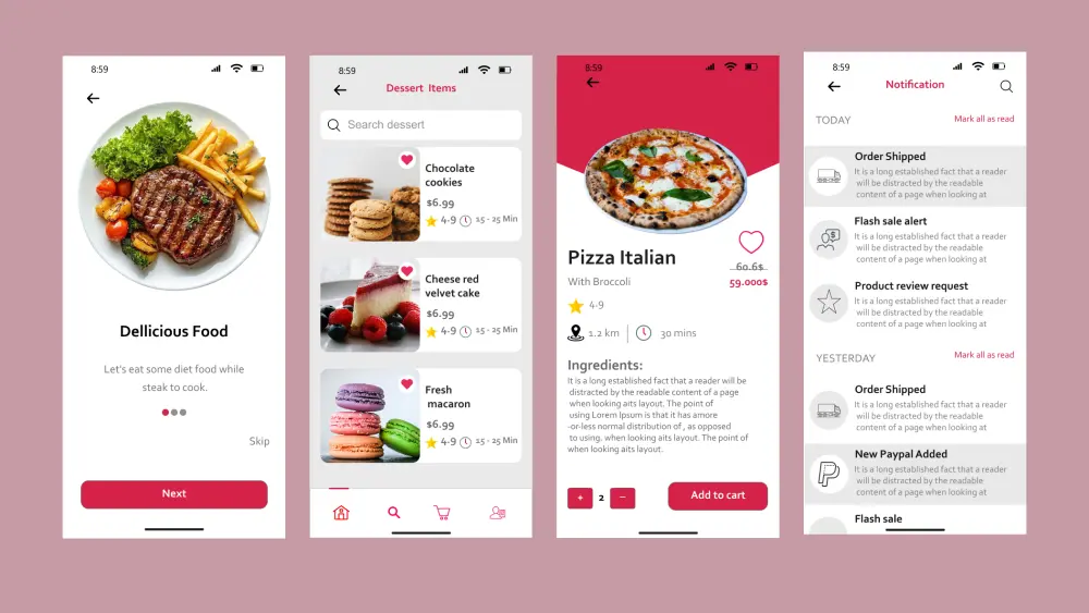 تصميم تطبيقات واجهة المستخدم UI UX design