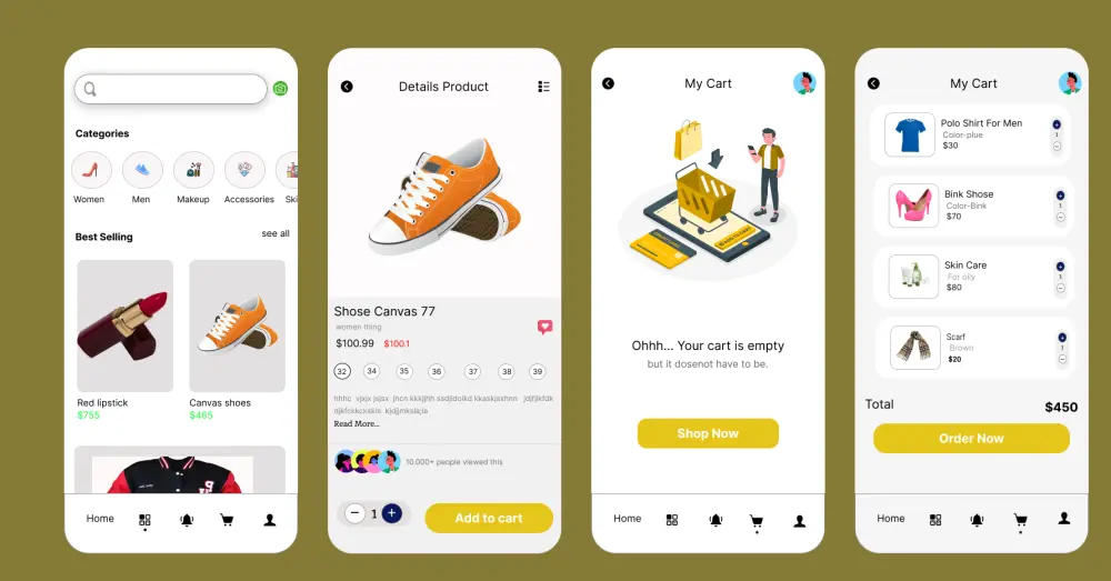 تصميم تطبيقات واجهة المستخدم UI UX design