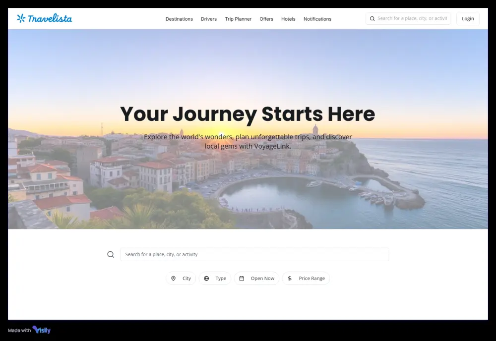 تصميم واجهة صفحة هبوط عصرية بتجربة مستخدم مميزة