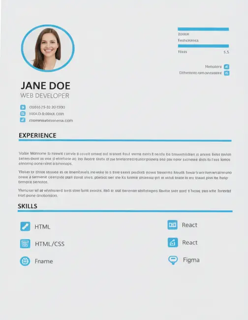 تصميم وكتابة سيرة ذاتية احترافية باللغة العربية أو الإنجليزية بشكل منسق وجذاب