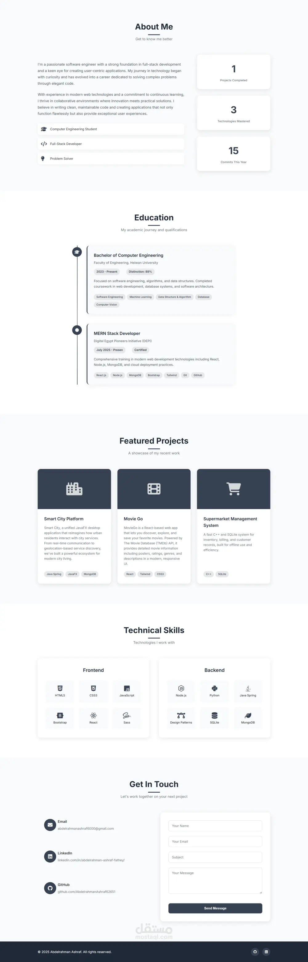 تصميم وتطوير واجهات مستخدم HTML, CSS