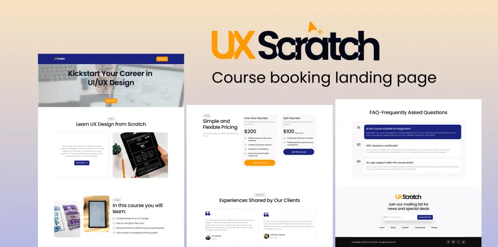 تصميم صفحة هبوط لخدمتك | موقعك