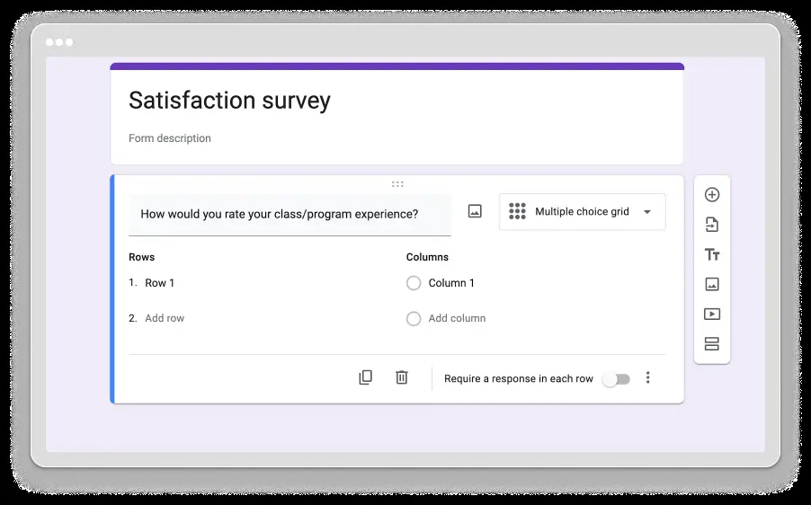 تصميم استبيان احترافي على Google Forms