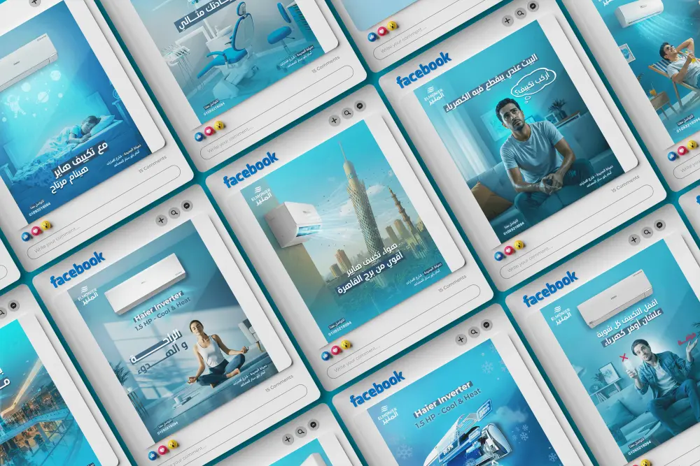 تصميم منشورات سوشيال ميديا إبداعية تُبرز هوية مشروعك