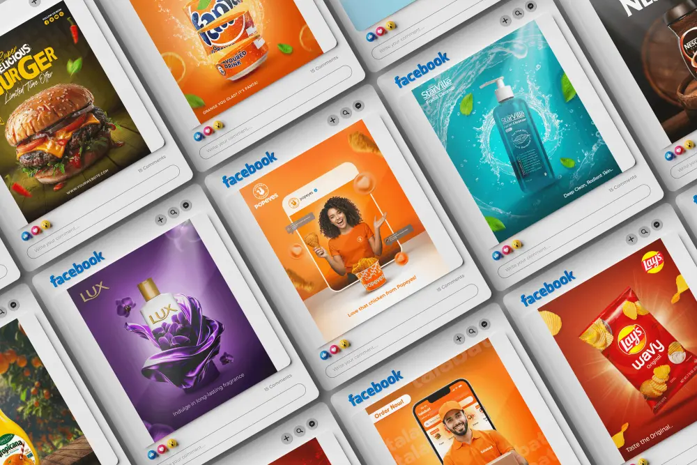 تصميم منشورات سوشيال ميديا إبداعية تُبرز هوية مشروعك