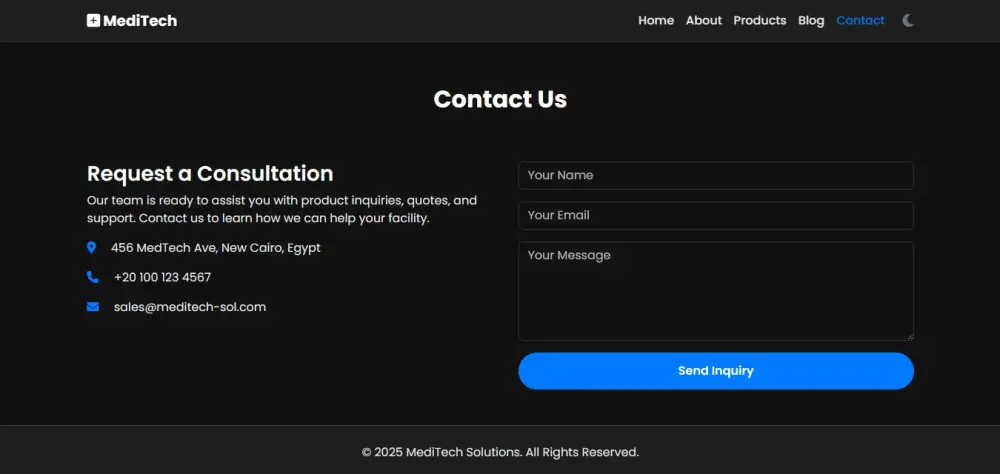 تصميم صفحة هبوط باستخدام Html , CSS , JavaScript , BootStrap احترافية