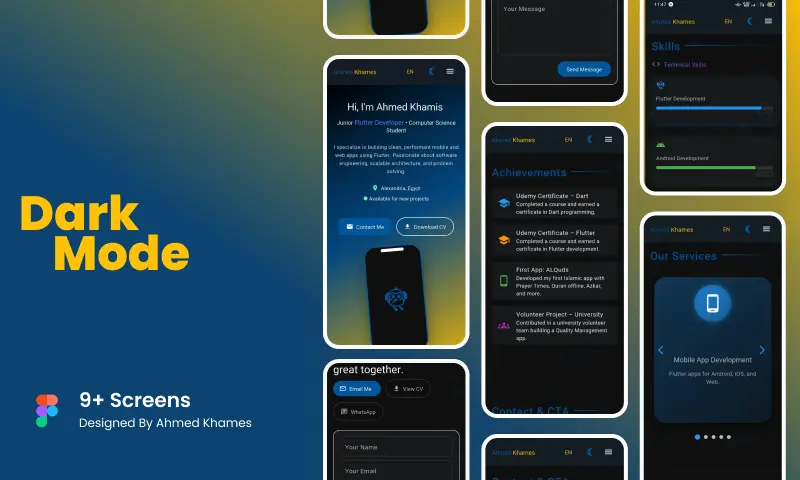 إنشاء بورتفوليو (portfolio) أو cv شخصي بشكل احترافي