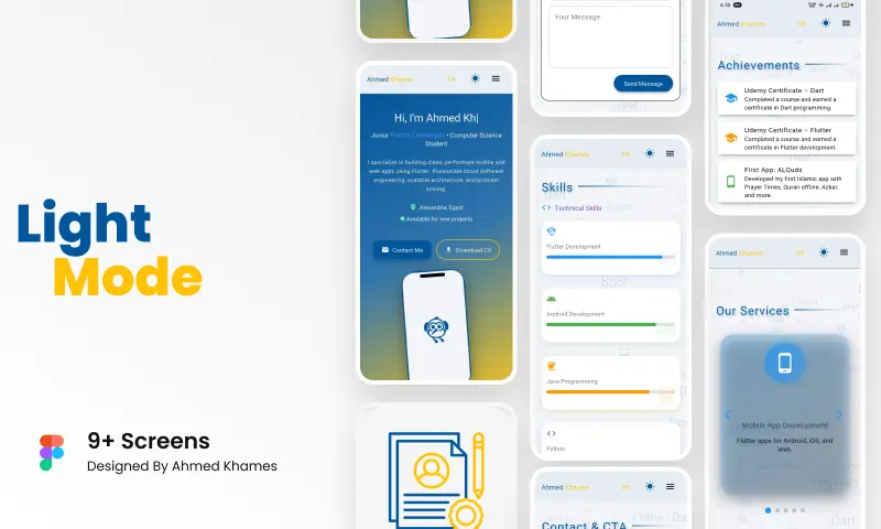 إنشاء بورتفوليو (portfolio) أو cv شخصي بشكل احترافي