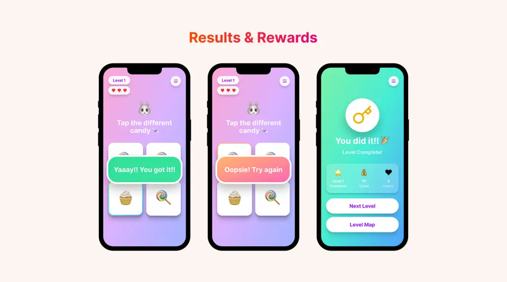 تصميم واجهات ألعاب موبايل احترافية UI/UX بطريقة جذابة