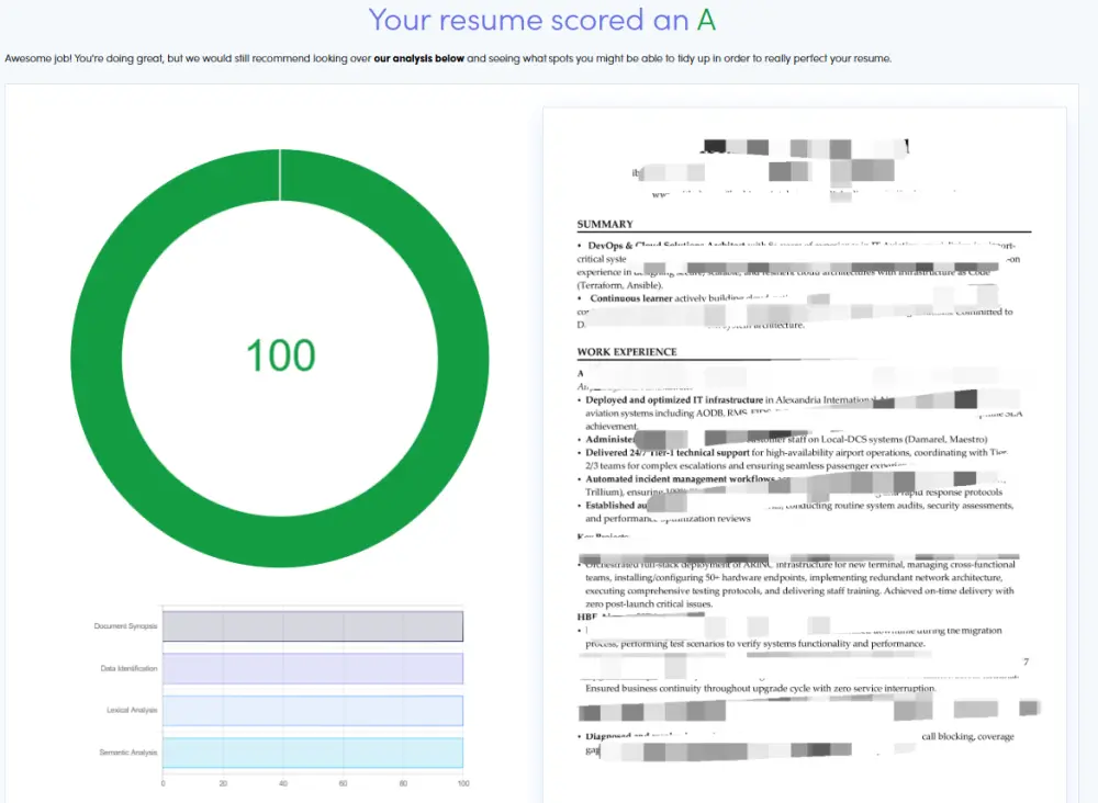 تصميم سيرة ذاتية متوافقة مع نظام الـ ATS