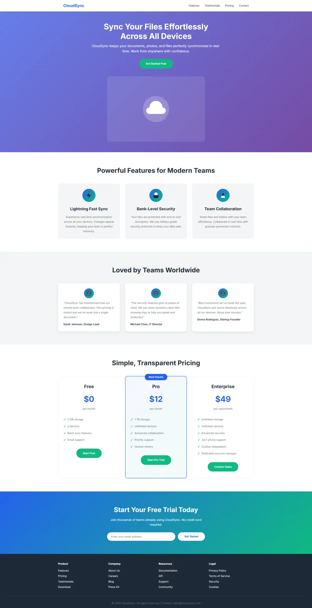 تصميم صفحة هبوط احترافية (Landing Page)